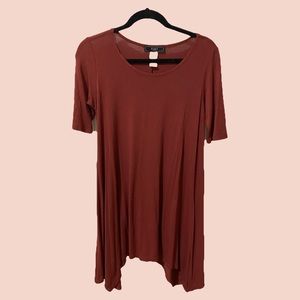 VIBE PETITE Rust color Dress